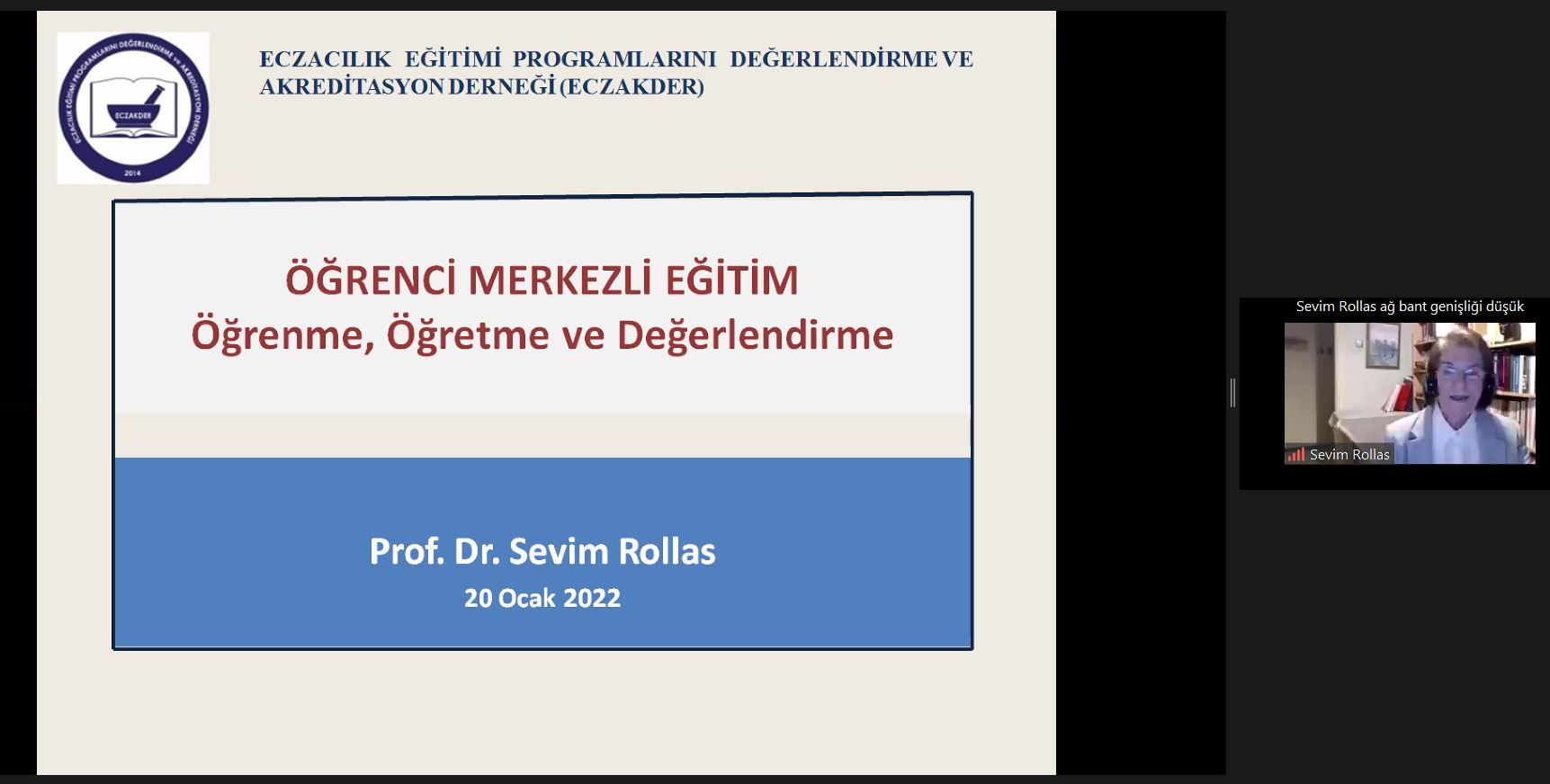 Prof. Dr. Sevim Rollas’tan Öğrenci Merkezli Eğitim konulu konferans